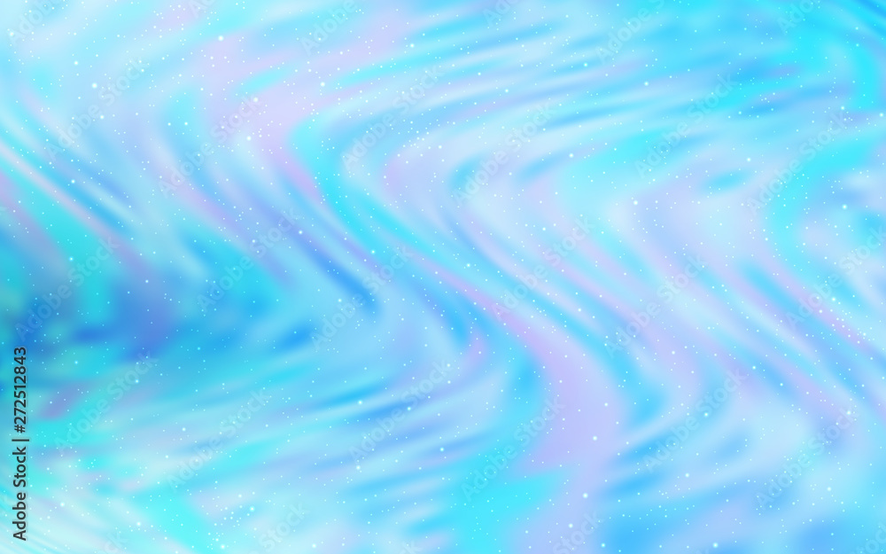 Light BLUE vector background with astronomical stars. Light BLUE vector background with astronomical stars.
