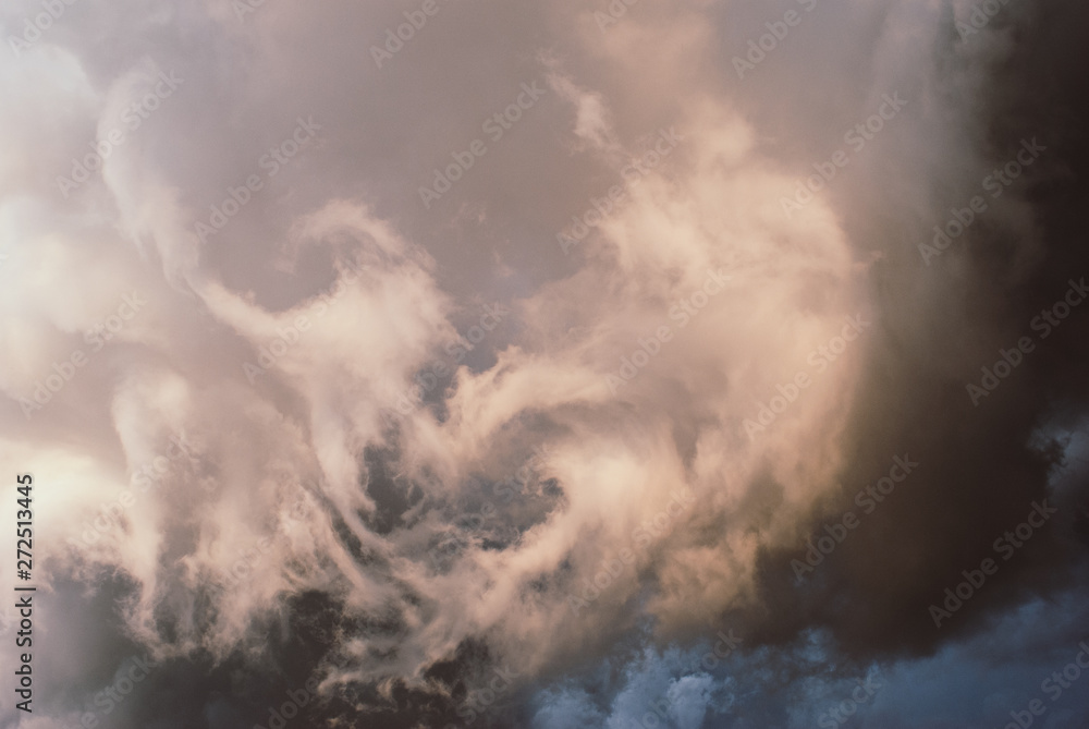 Rain clouds before the storm. Rain clouds before the storm.