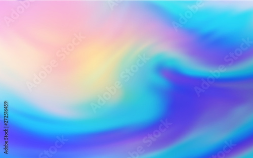 Light Pink  Blue vector glossy abstract backdrop.