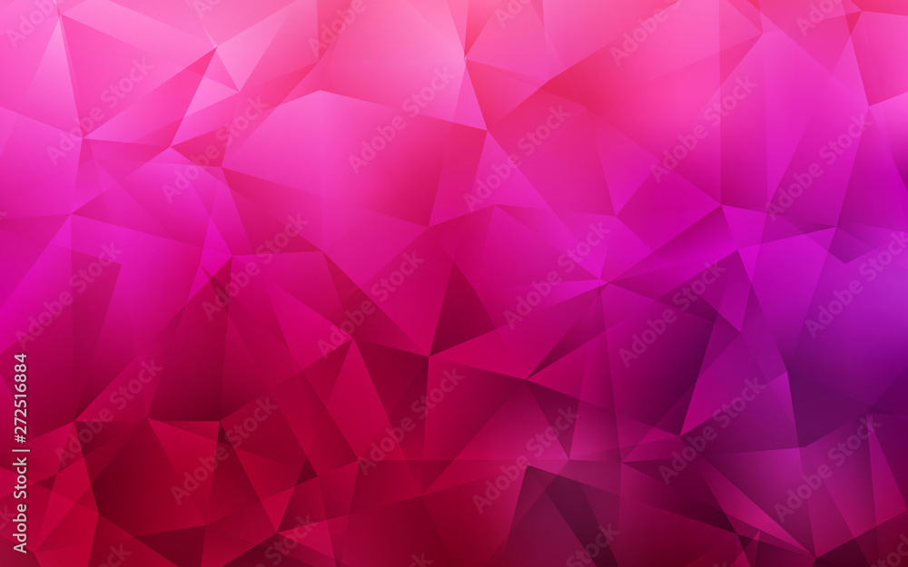 Light Purple, Pink vector low poly layout. Light Purple, Pink vector low poly layout.