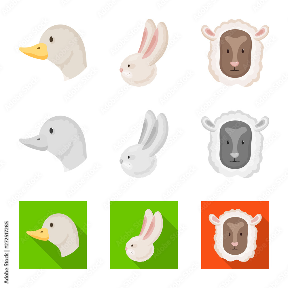 Vector design of agriculture and breeding logo. Collection of agriculture and organic stock symbol for web. Vector design of agriculture and breeding logo. Collection of agriculture and organic stock symbol for web.