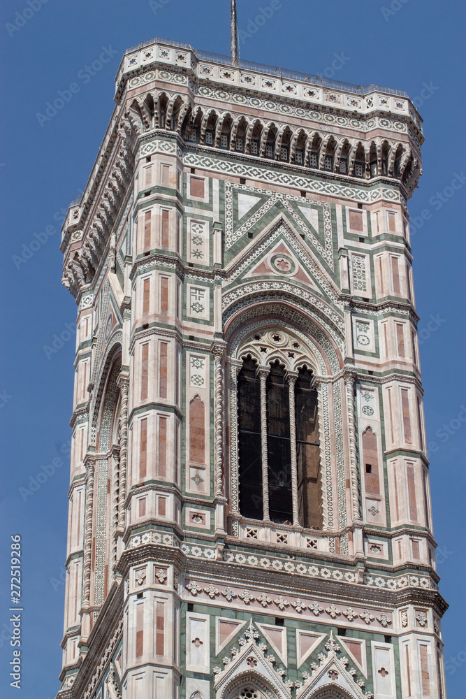 Close up of tower of Santa Maria Del Fiore 