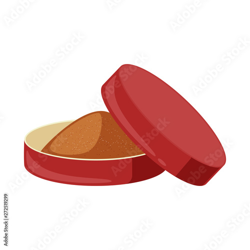 Vector design of snuff and delivery logo. Collection of snuff and round  stock symbol for web.