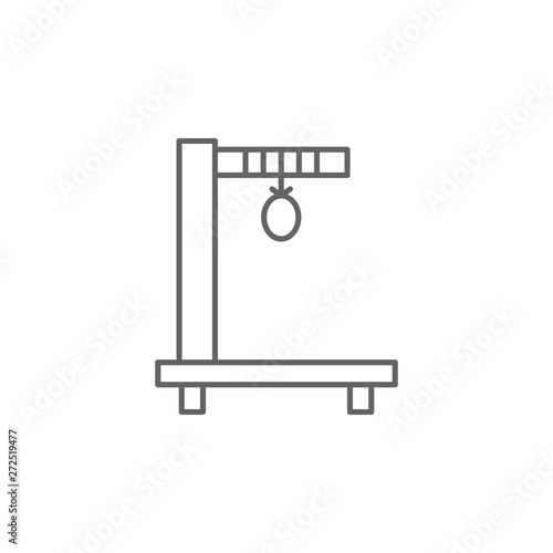 Medieval, decapitate icon. Element of medieval period icon. Thin line icon for website design and development, app development. Premium icon