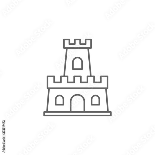 Medieval, castle icon. Element of medieval period icon. Thin line icon for website design and development, app development. Premium icon