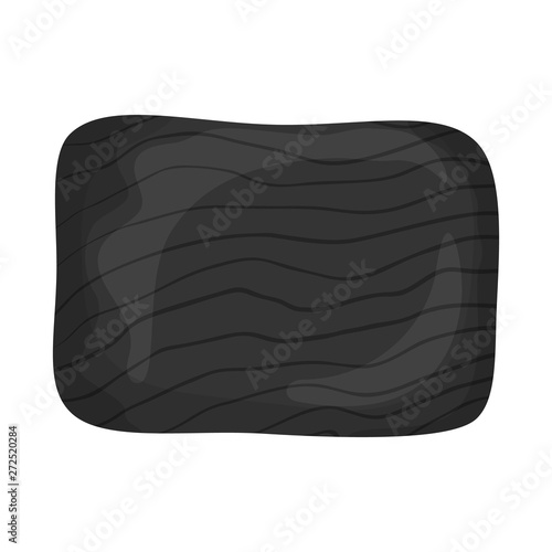 Vector design of board and brown  logo. Set of board and plywood  stock vector illustration.