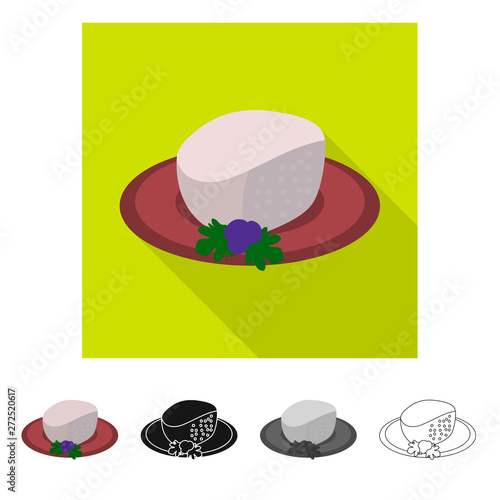 Vector design of cheeses and Suluguni logo. Collection of cheeses and wooden stock symbol for web.
