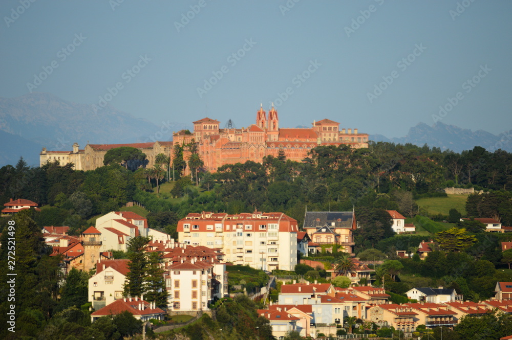 A view of Comillas, Cantabria, North Spain