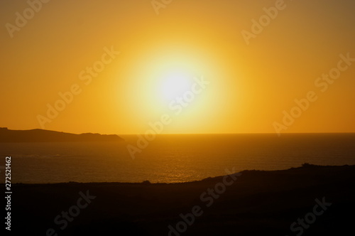 Wallpaper Mural A sunset in the Cantabrian sea Torontodigital.ca