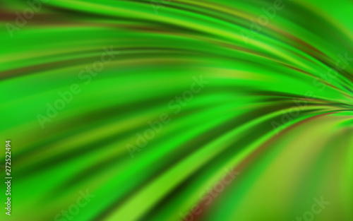 Light Green vector blurred shine abstract texture.