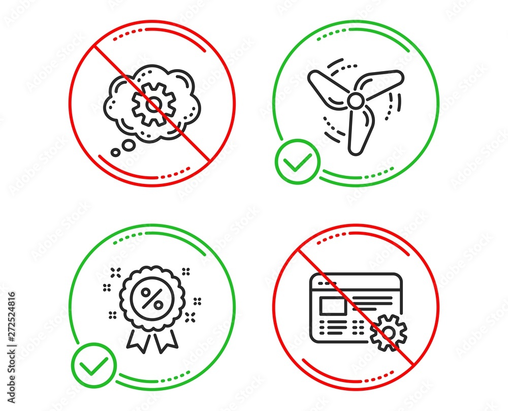 Do or Stop. Cogwheel, Wind energy and Discount icons simple set. Web settings sign. Engineering tool, Ventilator, Sale shopping. Business set. Line cogwheel do icon. Prohibited ban stop. Good or bad Do or Stop. Cogwheel, Wind energy and Discount icons simple set. Web settings sign. Engineering tool, Ventilator, Sale shopping. Business set. Line cogwheel do icon. Prohibited ban stop. Good or bad