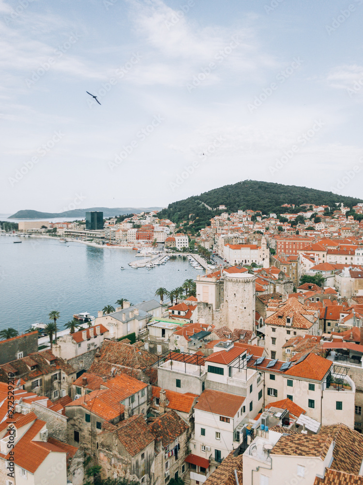 Beautiful view of Split, Croatia Beautiful view of Split, Croatia