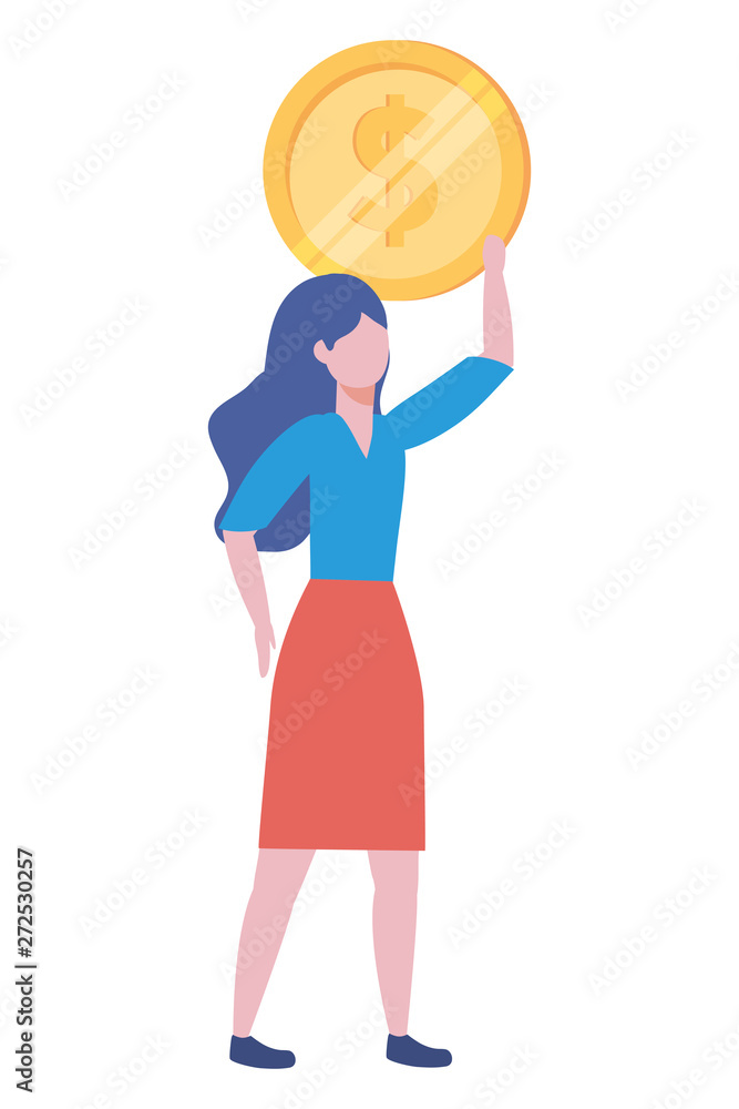 Businesswoman avatar cartoon design vector illustration Businesswoman avatar cartoon design vector illustration