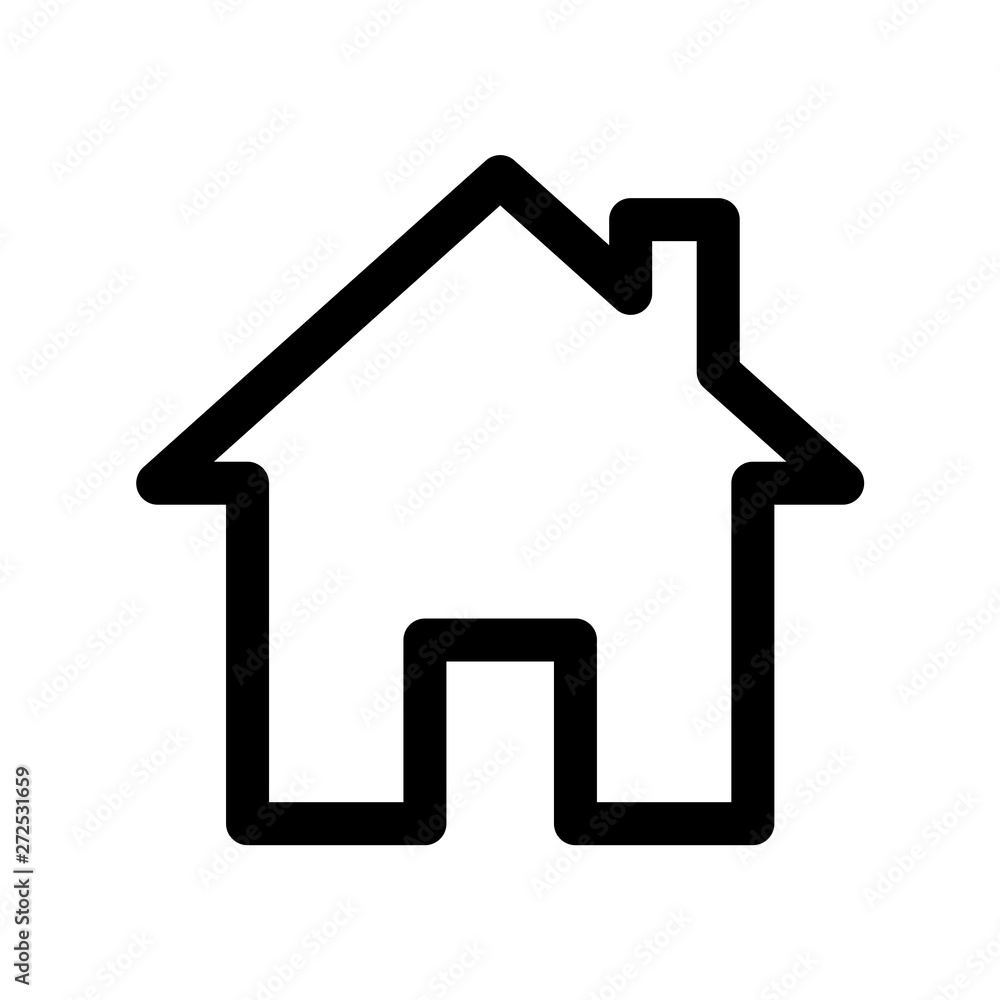 Home icon flat vector illustration design Home icon flat vector illustration design