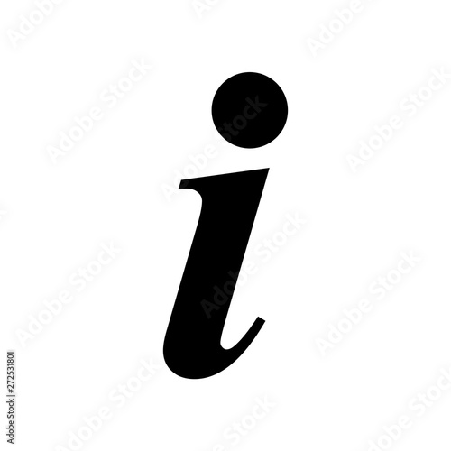 Info icon flat vector illustration design