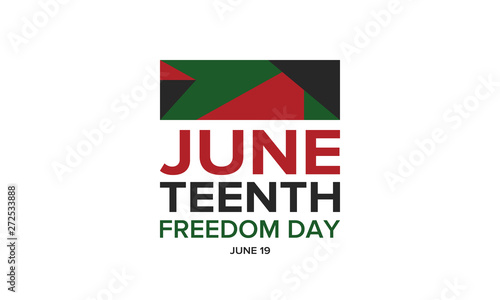 Free Download Juneteenth Independence Day. Freedom or Emancipation day. Annual american holiday, celebrated in June 19. African-American history and heritage. Poster, greeting card, banner and background. Vector - GFXLoad