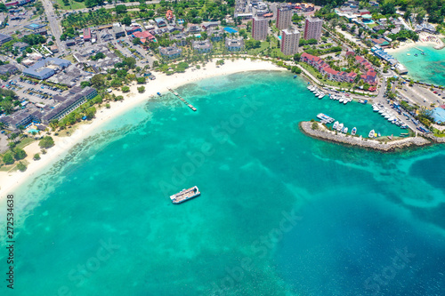 Beautiful Aerial Beach View © Marty