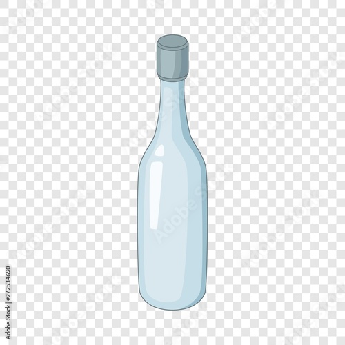Water bottle icon. Cartoon illustration of water bottle vector icon for web design
