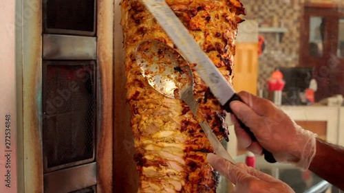 Chicken Shawarma at the restaurant  