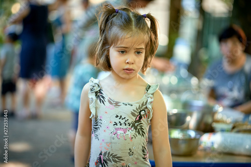 Wallpaper Mural Portrait of cute little girl at playground on summer day Torontodigital.ca