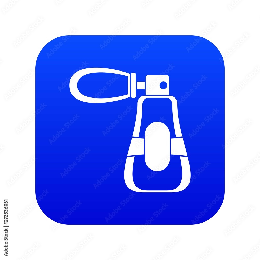 Perfume icon digital blue for any design isolated on white vector illustration Perfume icon digital blue for any design isolated on white vector illustration