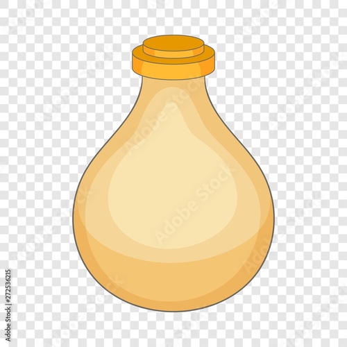 Big bottle icon. Cartoon illustration of big bottle vector icon for web design