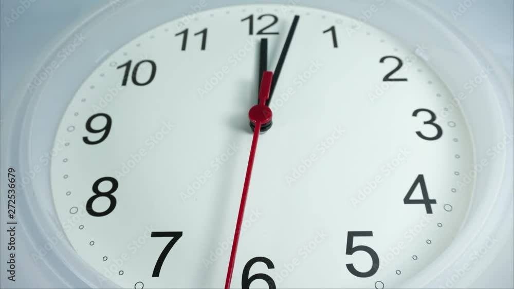 Rush hour, eat lunch Twelve o'clock Time lapse on White background. Rush hour, eat lunch Twelve o'clock Time lapse on White background.