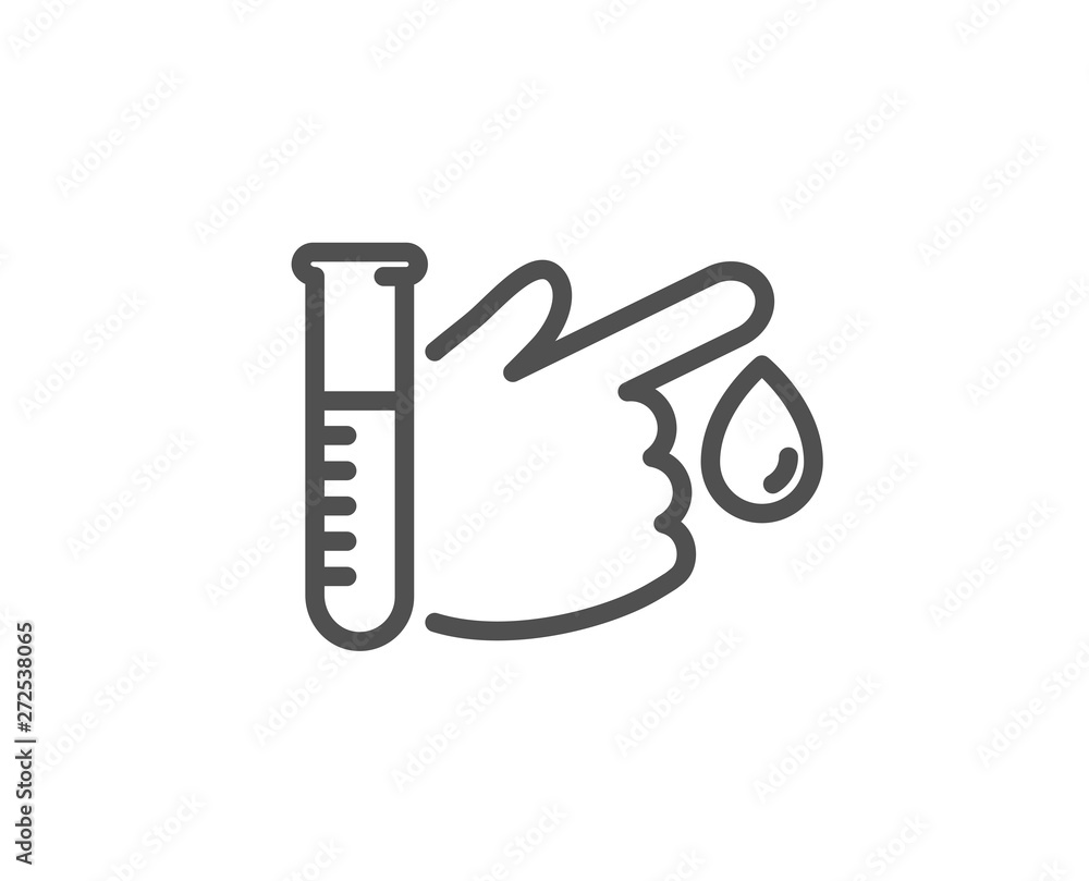 Blood donation line icon. Medical analyzes sign. Pharmacy medication symbol. Quality design element. Linear style blood donation icon. Editable stroke. Vector Blood donation line icon. Medical analyzes sign. Pharmacy medication symbol. Quality design element. Linear style blood donation icon. Editable stroke. Vector