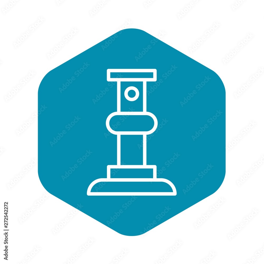 Scaffold support bar icon. Outline illustration of scaffold support bar vector icon for web design isolated on white background Scaffold support bar icon. Outline illustration of scaffold support bar vector icon for web design isolated on white background