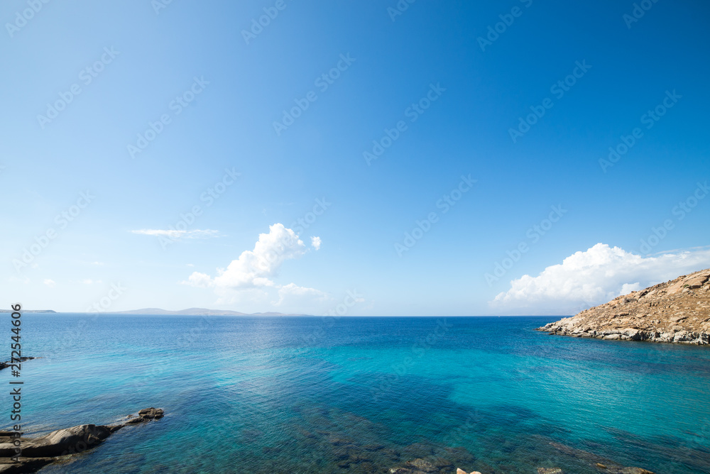 Beautiful sea on Mykonos