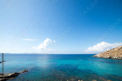 Beautiful sea on Mykonos