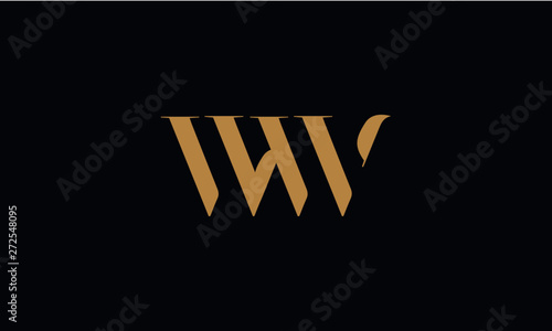 WW logo design template vector illustration