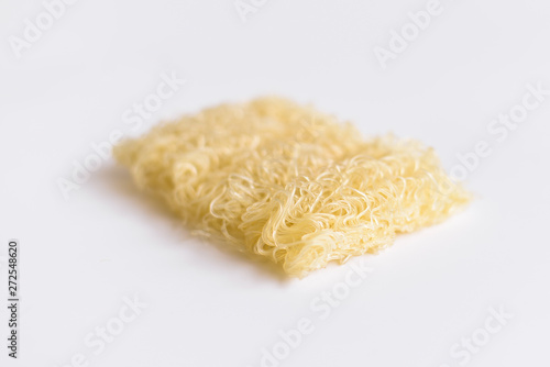 Instance noodle on white background