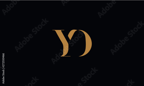 YD logo design template vector illustration