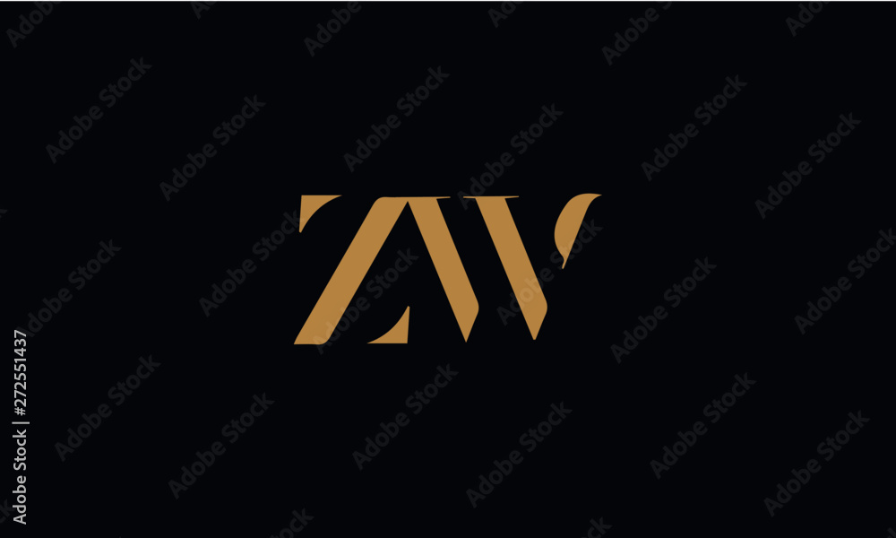 ZWlogo design template vector illustration ZWlogo design template vector illustration