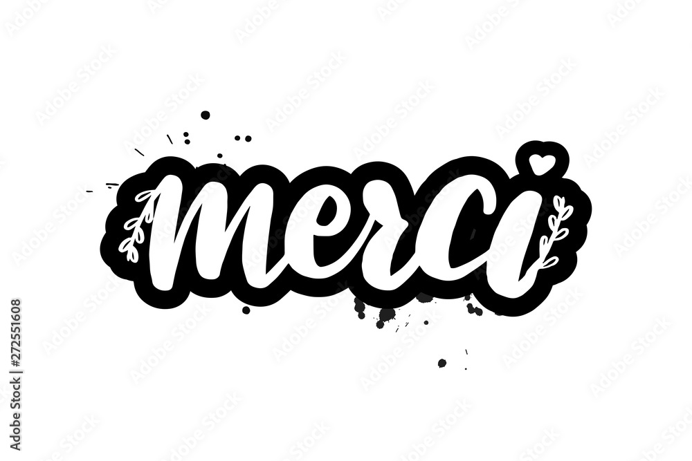brush lettering merci brush lettering merci
