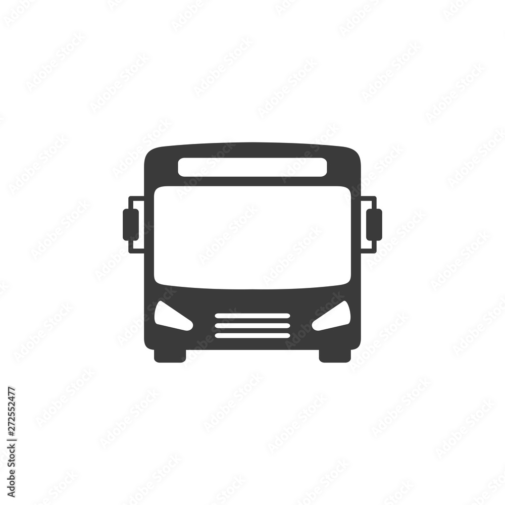 Bus icon vector. Bus solid logo illustration on white background. Bus symbol pictogram isolated Bus icon vector. Bus solid logo illustration on white background. Bus symbol pictogram isolated