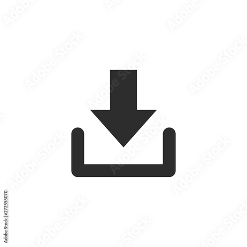 download icon for creating button. bar and web app icons. download now symbol