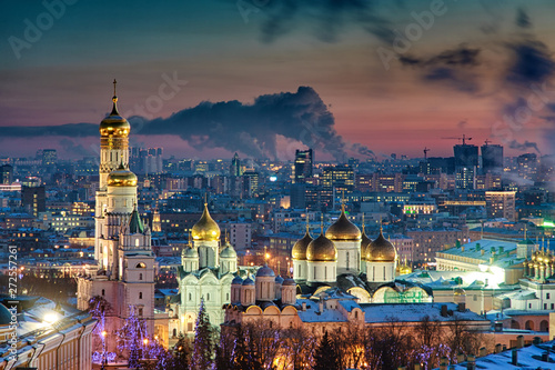 view of the historical center of Moscow