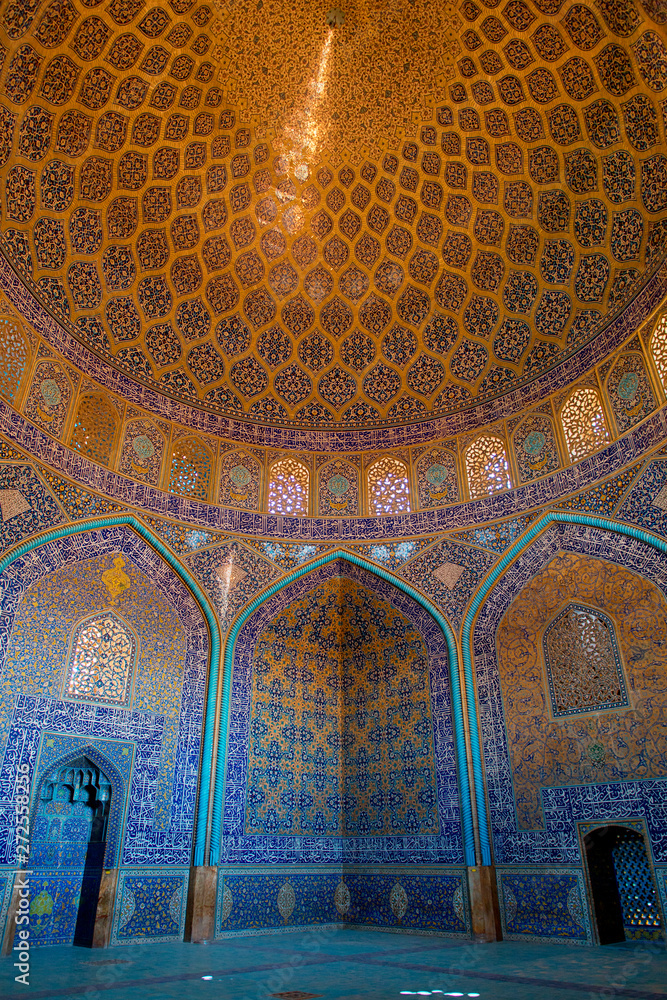 Mosque interior in Iran 