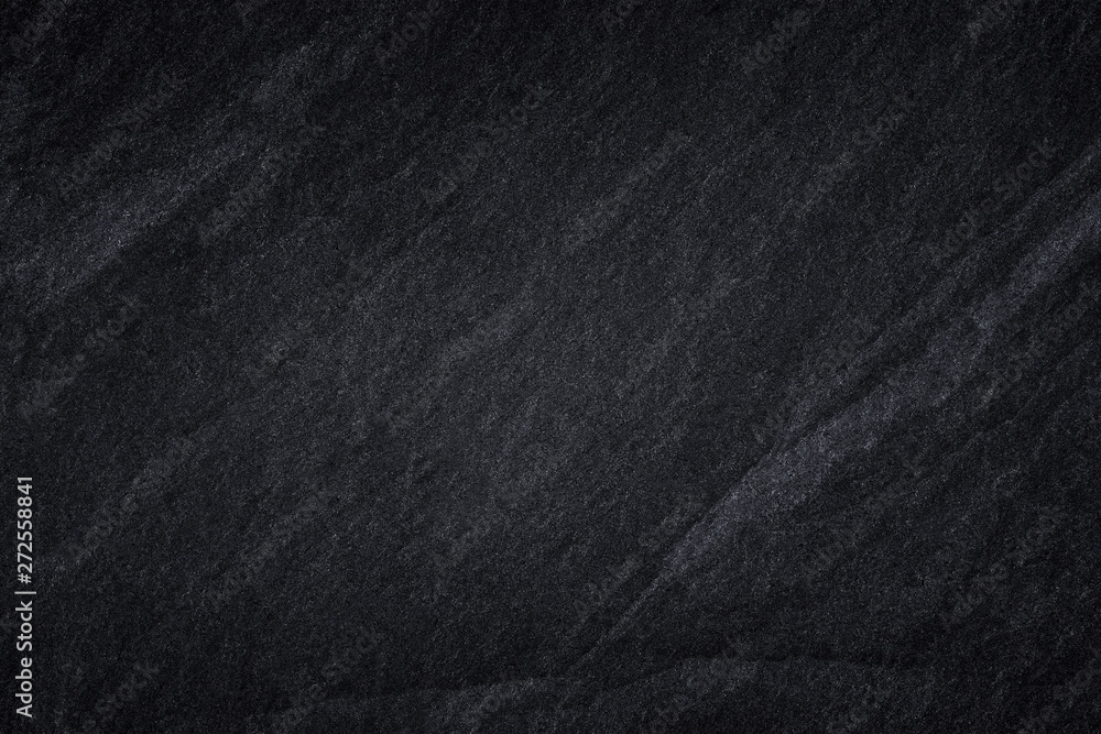 Fototapeta premium Dark grey black slate background or natural stone texture.