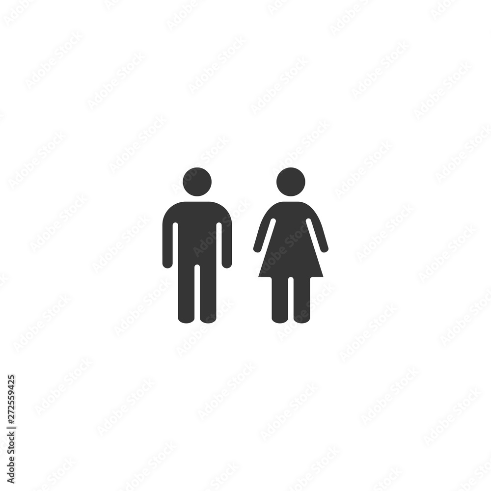 gender black icon vector on white background editable. Male and Female gender symbol monochrome. Man Woman sign. gender black icon vector on white background editable. Male and Female gender symbol monochrome. Man Woman sign.