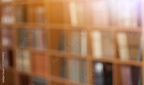 Foto Blurred Library background