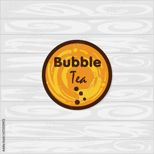 bubble tea logo icon graphic
