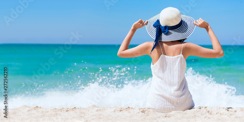 Photography Summer time woman vacation on the beach