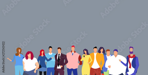 group of businesspeople people standing together diverse men women businesspeople colleagues successful team portrait horizontal