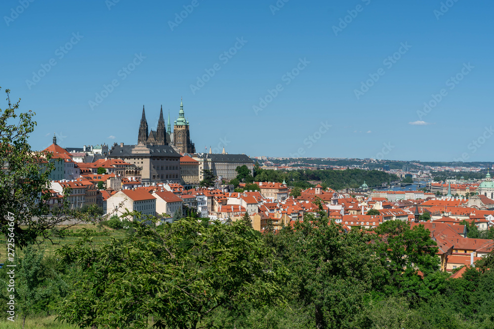 view of castle in prague