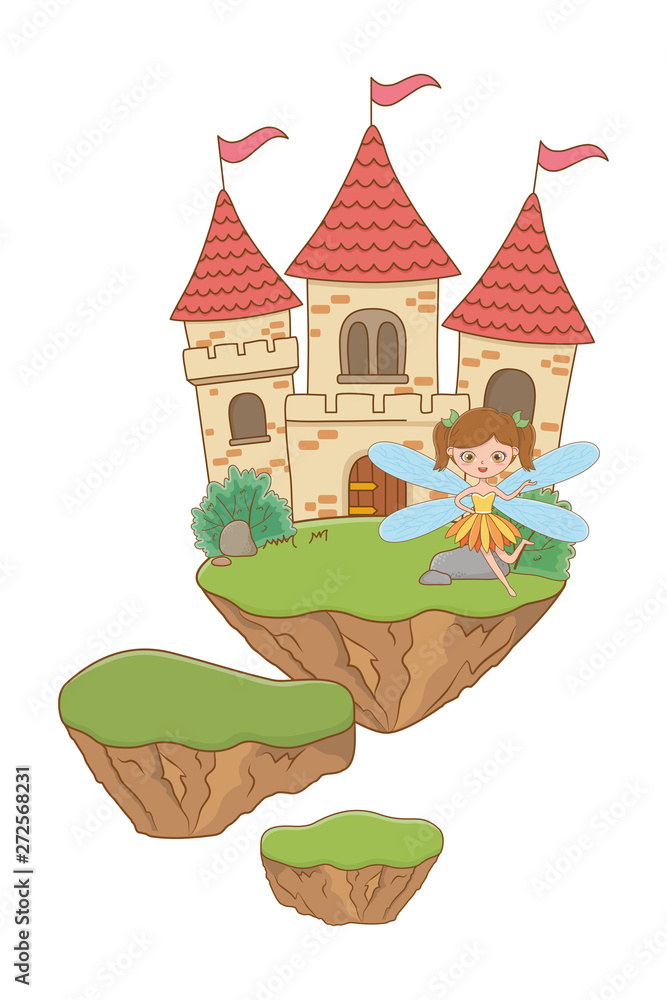 Fairy cartoon of fairytale design vector illustration