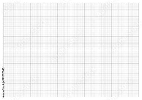 monochrome Grid Paper 2.0 cm A3 Grid And Graph scale 1:50 vector illustration