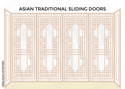 asian traditional sliding doors